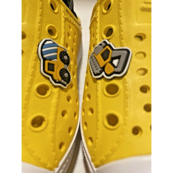 Skechers Boys Foamies Guzman Steps Hydro Squad Clogs Toddler Size 8 Yellow Black - Picture 16 of 16